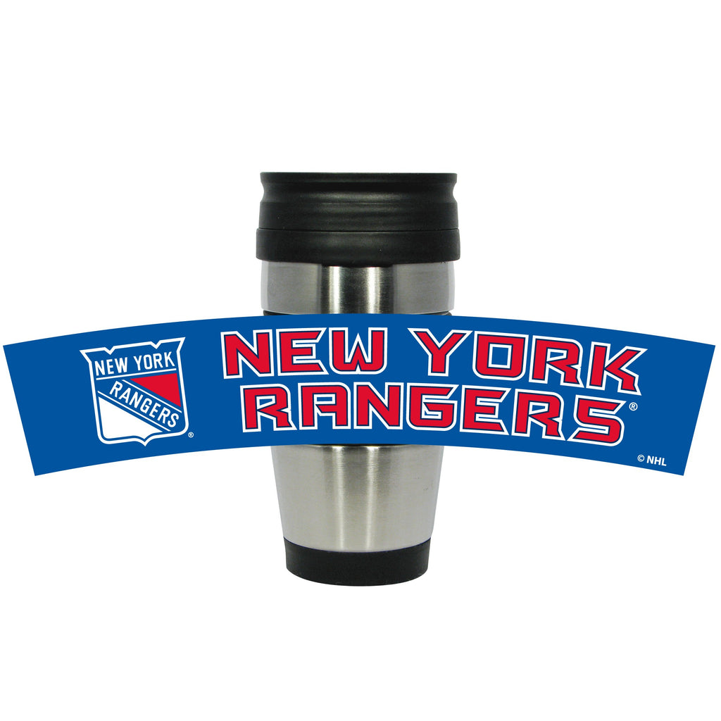 New York Rangers 15oz PVC Wrap Travel Mug
