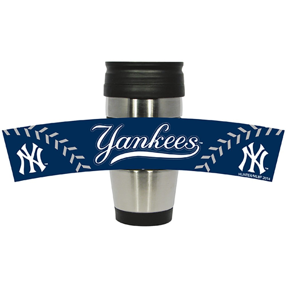 New York Yankees 15oz PVC Wrap Travel Mug
