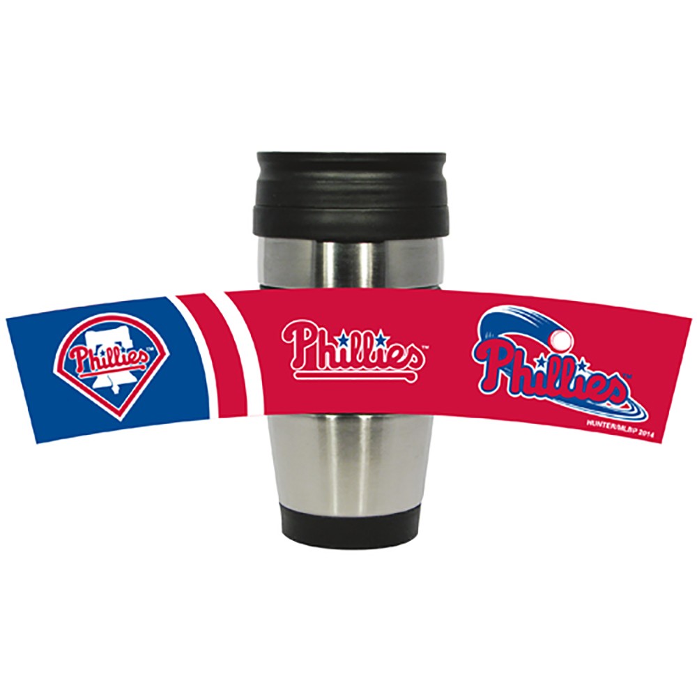 Philadelphia Phillies 15oz PVC Wrap Travel Mug