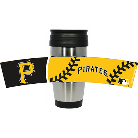 Pittsburgh Pirates 15oz PVC Wrap Travel Mug
