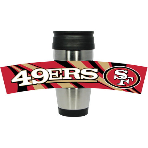 San Francisco 49ers 15oz PVC Wrap Travel Mug