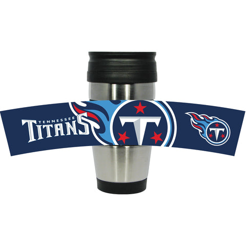 Tennessee Titans 15oz PVC Wrap Travel Mug