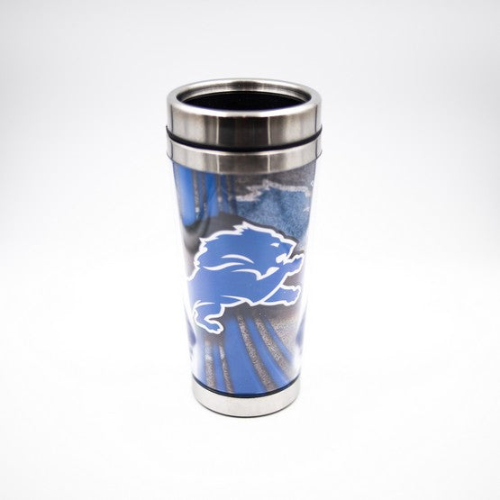 Detroit Lions Stainless Steel Tumbler with Clear Insert