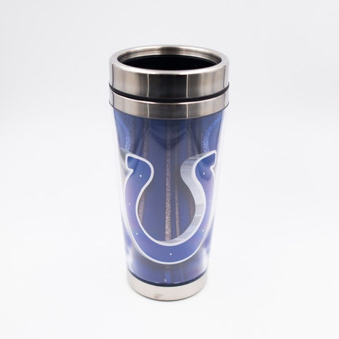 Indianapolis Colts Stainless Steel Tumbler with Clear Insert