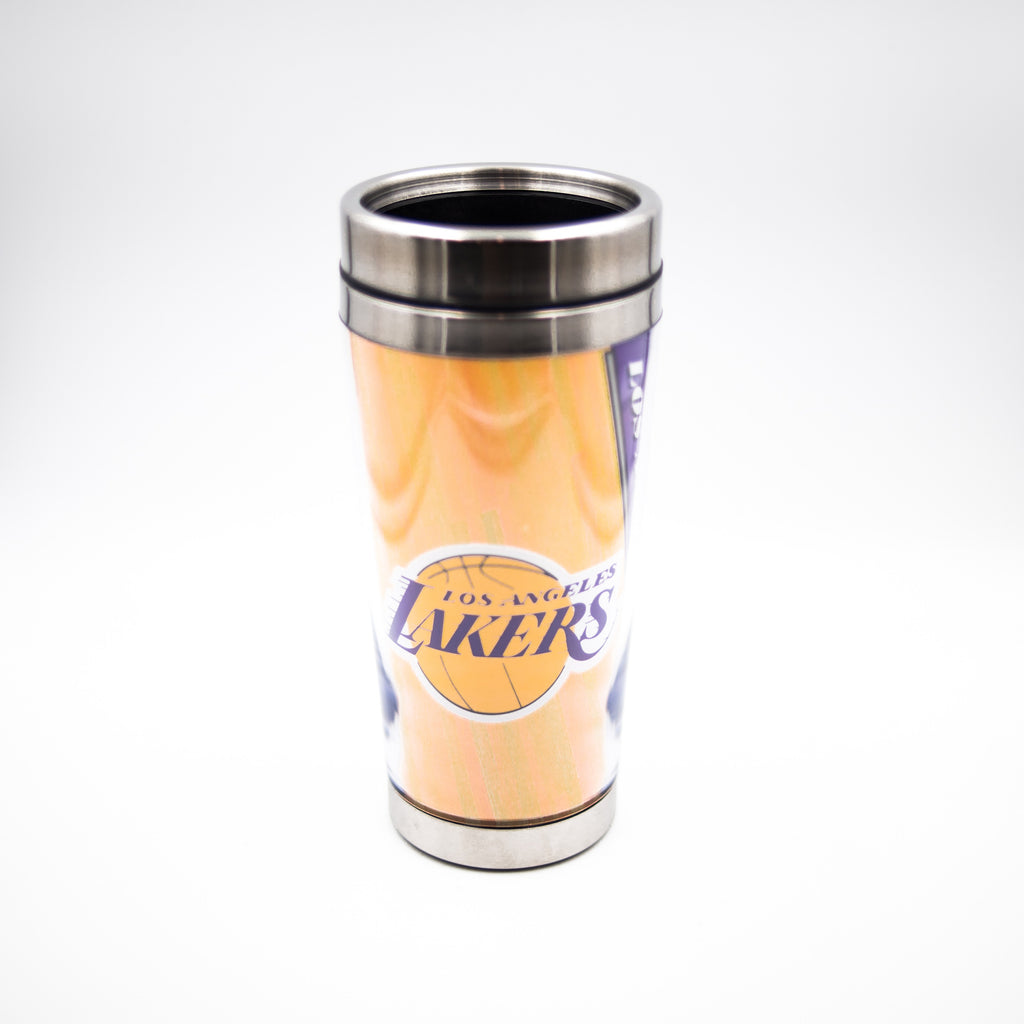 Los Angeles Lakers Stainless Steel Tumbler with Clear Insert