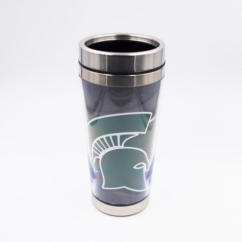 Michigan State Spartans Stainless Steel Tumbler with Clear Insert