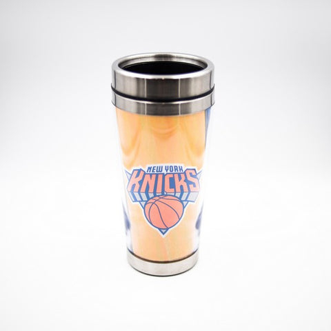 New York Knicks Stainless Steel Tumbler with Clear Insert