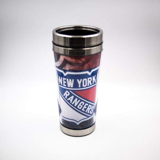 New York Rangers Stainless Steel Tumbler with Clear Insert