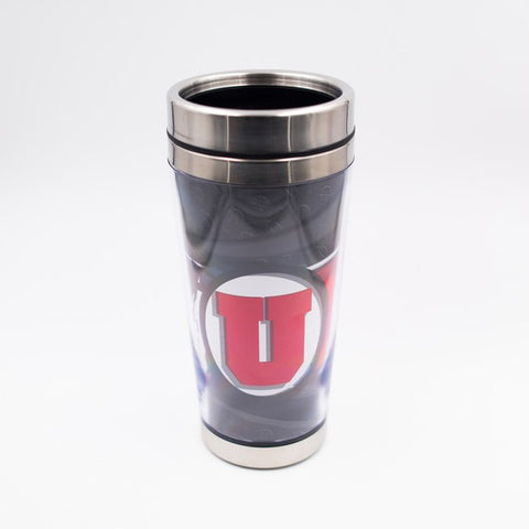 Utah Utes Stainless Steel Tumbler with Clear Insert