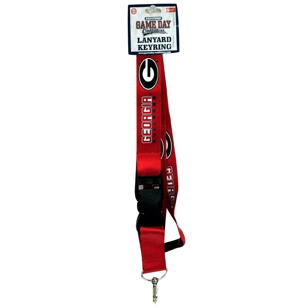 Georgia Bulldogs Keychain Lanyard