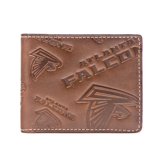 Atlanta Falcons All-Over Embossed Bifold Wallet