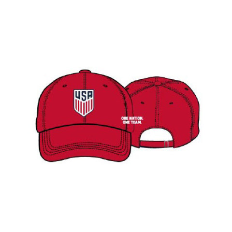 US Men's National Team Adjustable Hat - Red
