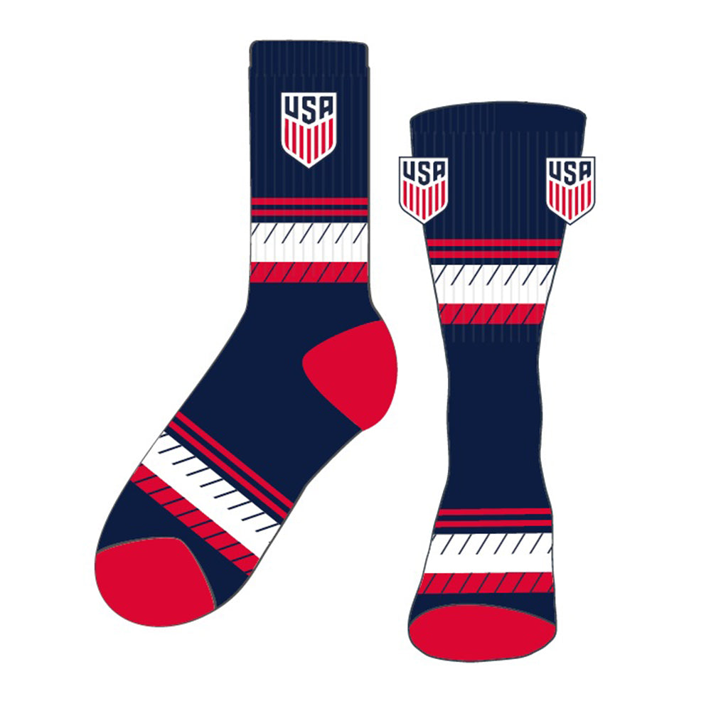 US Men's National Team Crew Socks - Size 10-13