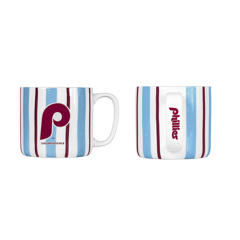 Philadelphia Phillies Retro 16oz. Brushstroke Stripe Mug