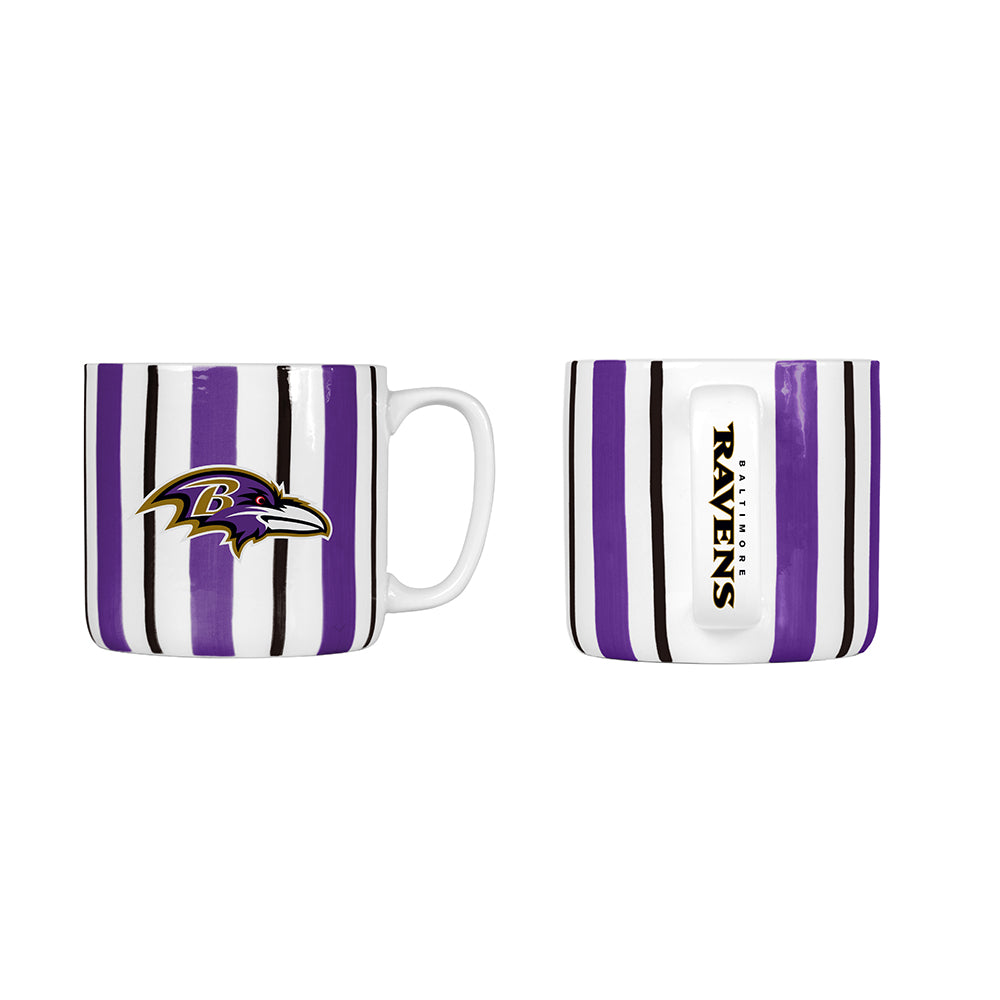 Baltimore Ravens 16oz. Brushstroke Stripe Mug