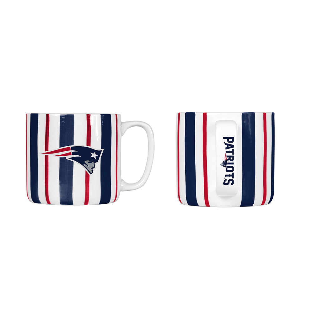 New England Patriots 16oz. Brushstroke Stripe Mug