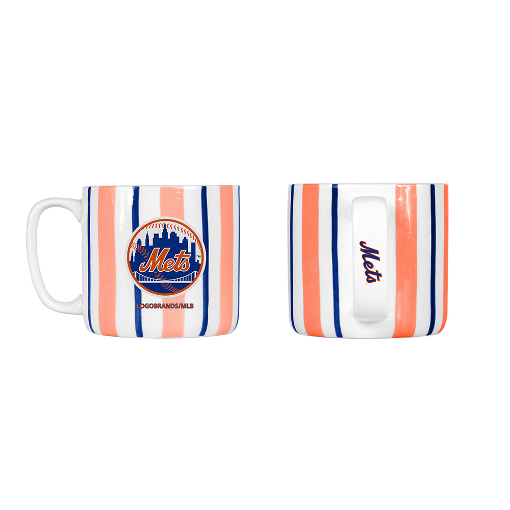 New York Mets 16oz. Brushstroke Stripe Mug