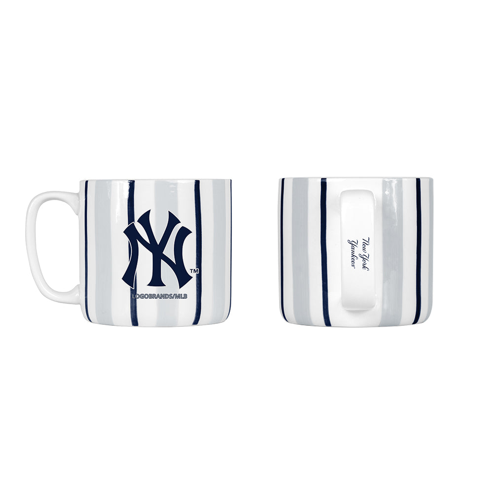 New York Yankees 16oz. Brushstroke Stripe Mug