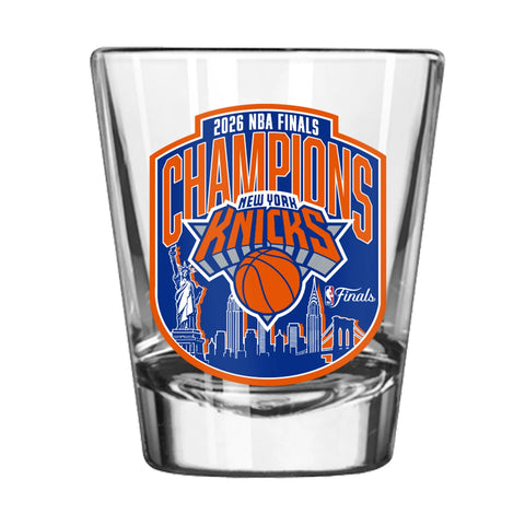 New York Knicks 2026 NBA Finals Champs 2oz Shot Glass
