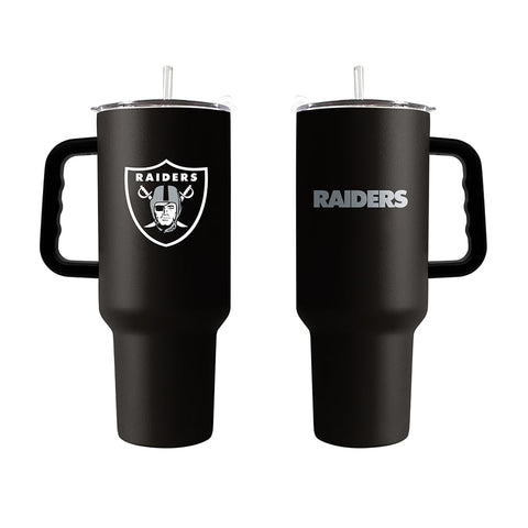 Las Vegas Raiders 40oz. Powder Coat Travel Tumbler