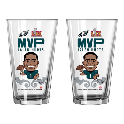 Super Bowl LIX Champions 16oz Pint Glass - MVP