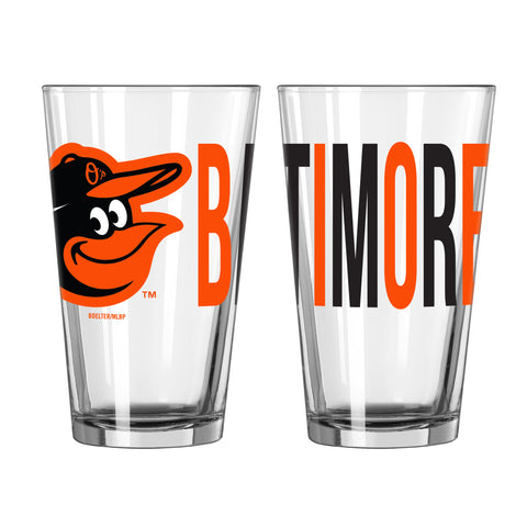 Baltimore Orioles 16oz. Overtime Pint Glass