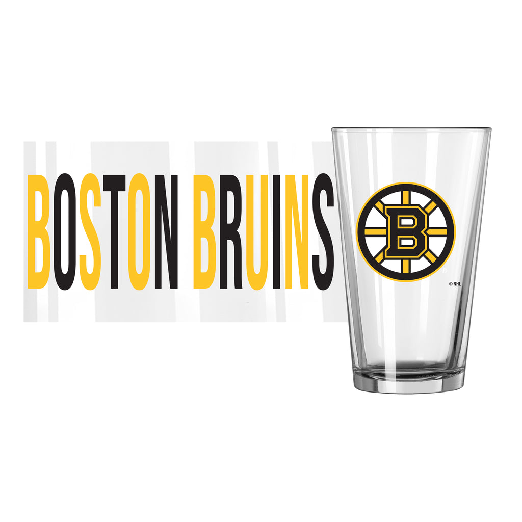 Boston Bruins 16oz. Overtime Pint Glass