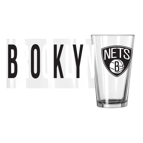 Brooklyn Nets 16oz. Overtime Pint Glass
