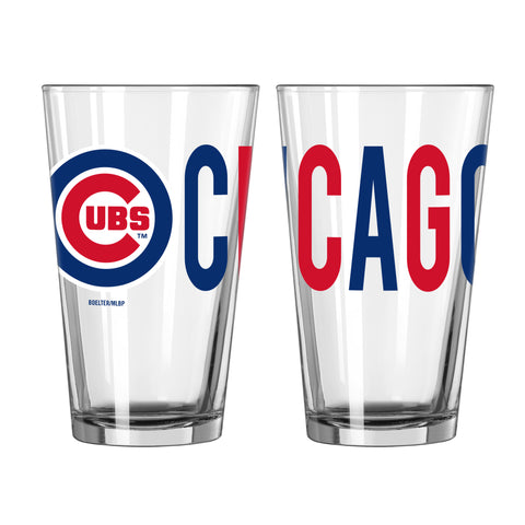 Chicago Cubs 16oz. Overtime Pint Glass