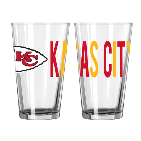 Kansas City Chiefs 16oz. Overtime Pint Glass