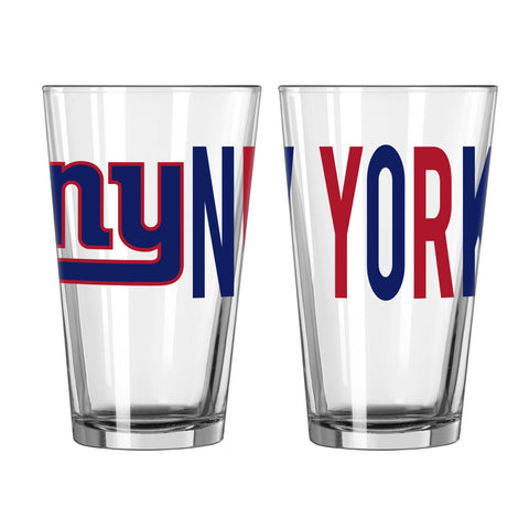 New York Giants 16oz. Overtime Pint Glass