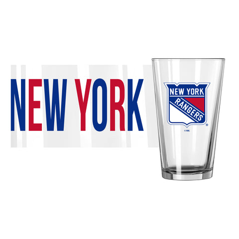 New York Rangers 16oz. Overtime Pint Glass