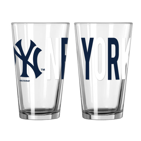 New York Yankees 16oz. Overtime Pint Glass