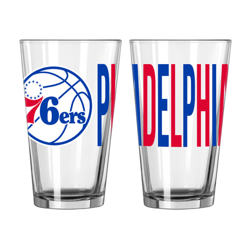 Philadelphia 76ers 16oz. Overtime Pint Glass