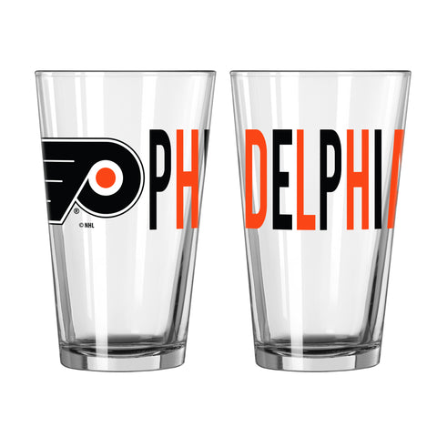 Philadelphia Flyers 16oz. Overtime Pint Glass