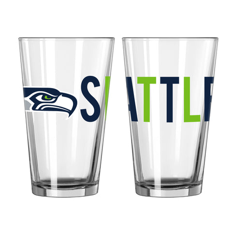 Seattle Seahawks 16oz. Overtime Pint Glass