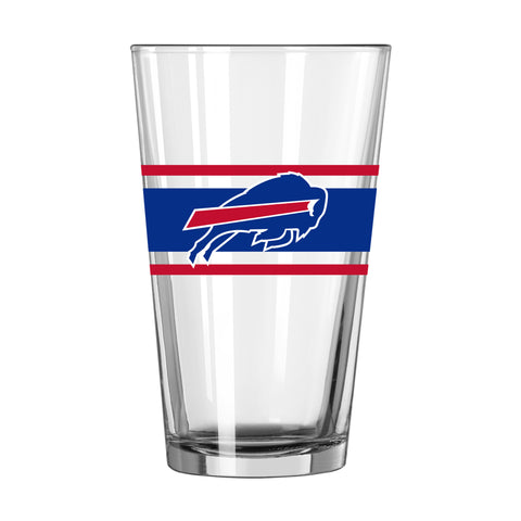 Buffalo Bills 16oz. Stripe Pint Glass