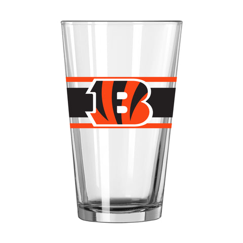 Cincinnati Bengals 16oz. Stripe Pint Glass