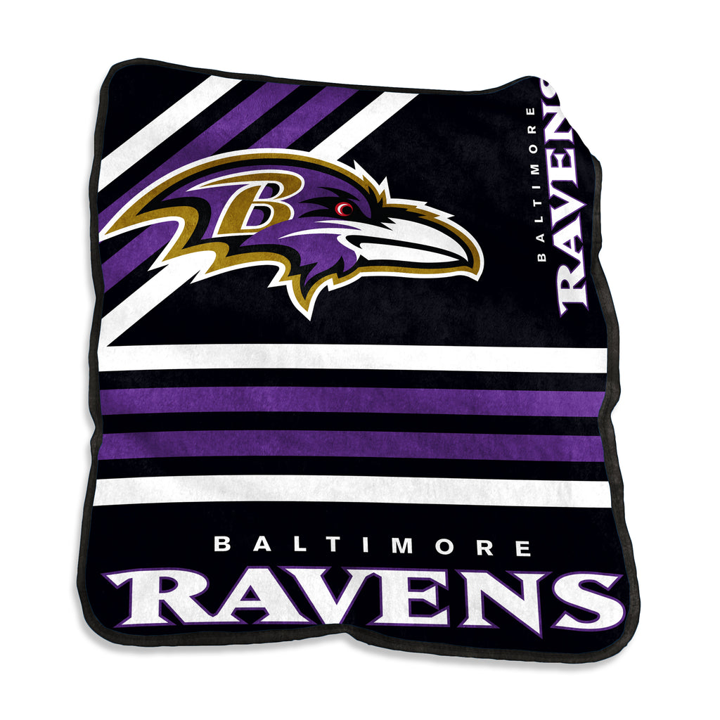Baltimore Ravens 50" x 60" Raschel Throw Blanket
