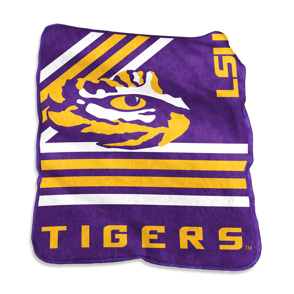 LSU Tigers 50" x 60" Raschel Throw Blanket