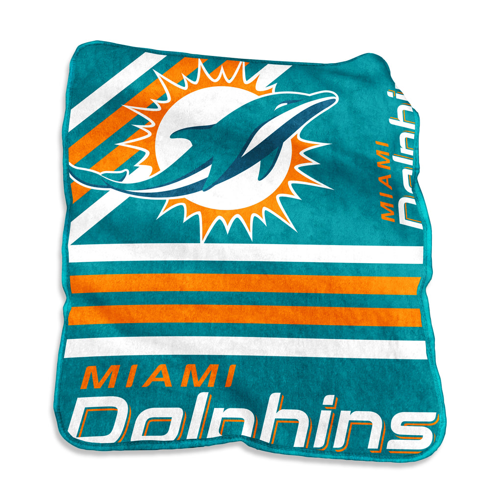 Miami Dolphins 50" x 60" Raschel Throw Blanket