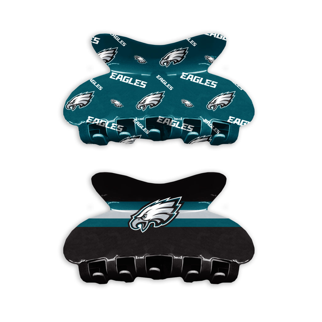 Philadelphia Eagles Team Hair Claw Set of 2