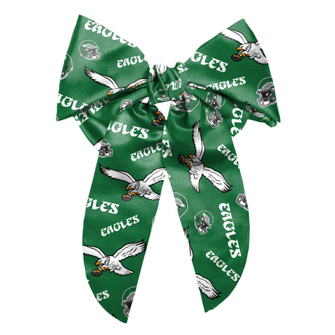 Philadelphia Eagles Retro Big Bow Hair Accessory Clip