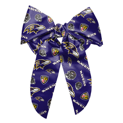 Baltimore Ravens Big Bow Hair Accessory Clip