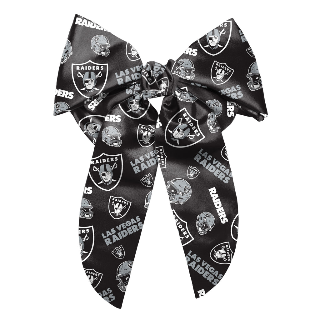 Las Vegas Raiders Big Bow Hair Accessory Clip