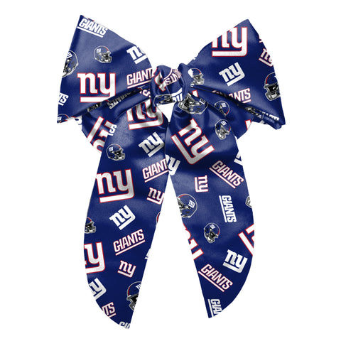 New York Giants Big Bow Hair Accessory Clip