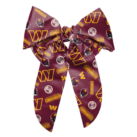 Washington Commanders Big Bow Hair Accessory Clip