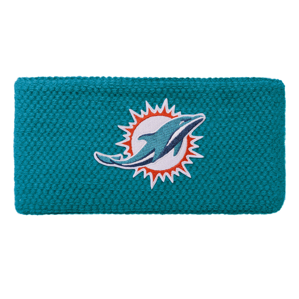Miami Dolphins Waffle Knit Headband