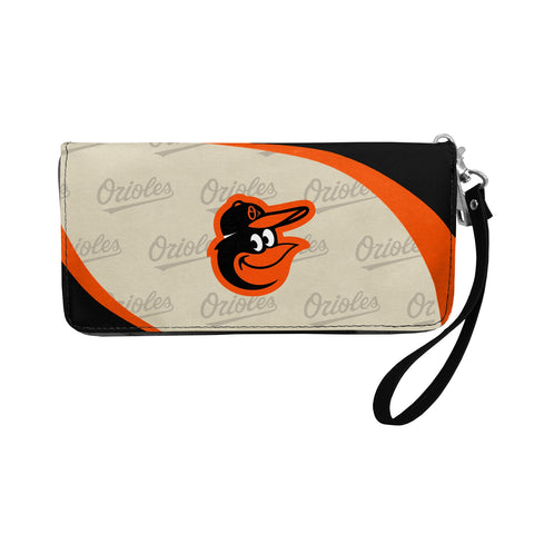 Baltimore Orioles Curved Zip Organizer Wallet