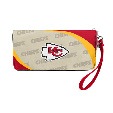 Kansas City Chiefs Curved Zip Organizer Wallet